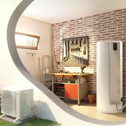 Ensemble chauffe-eau thermodynamique Calypso Split 270L Vertical Stable - ATLANTIC - ATLPACKSPLITCA270