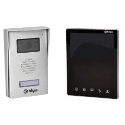 Ensemble interphone vidéo filaire et bouton pour l'extérieur Blyss Shelon