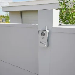 Ensemble interphone vidéo sans fil avec bouton pour l'extérieur Blyss Wolin