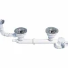 Ensemble vidage 2 cuves ø 90 extra-plat Wirquin Espace