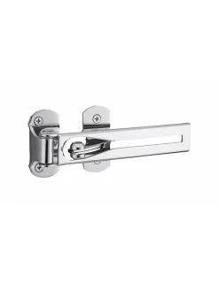 Entrebailleur pour porte d'entrée, taquet d'arrêt, 148mm, chromé - THIRARD