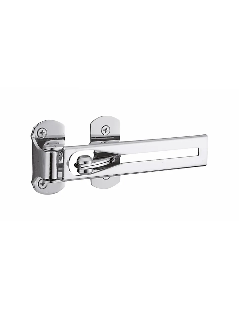 Entrebailleur pour porte d'entrée, taquet d'arrêt, 148mm, chromé - THIRARD