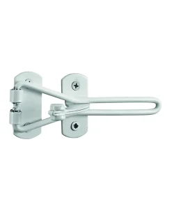 Entrebailleur pour porte d'entrée, taquet d'arrêt, 142mm, blanc - THIRARD