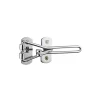 Entrebailleur pour porte d'entrée, taquet d'arrêt, 142mm, inox - THIRARD
