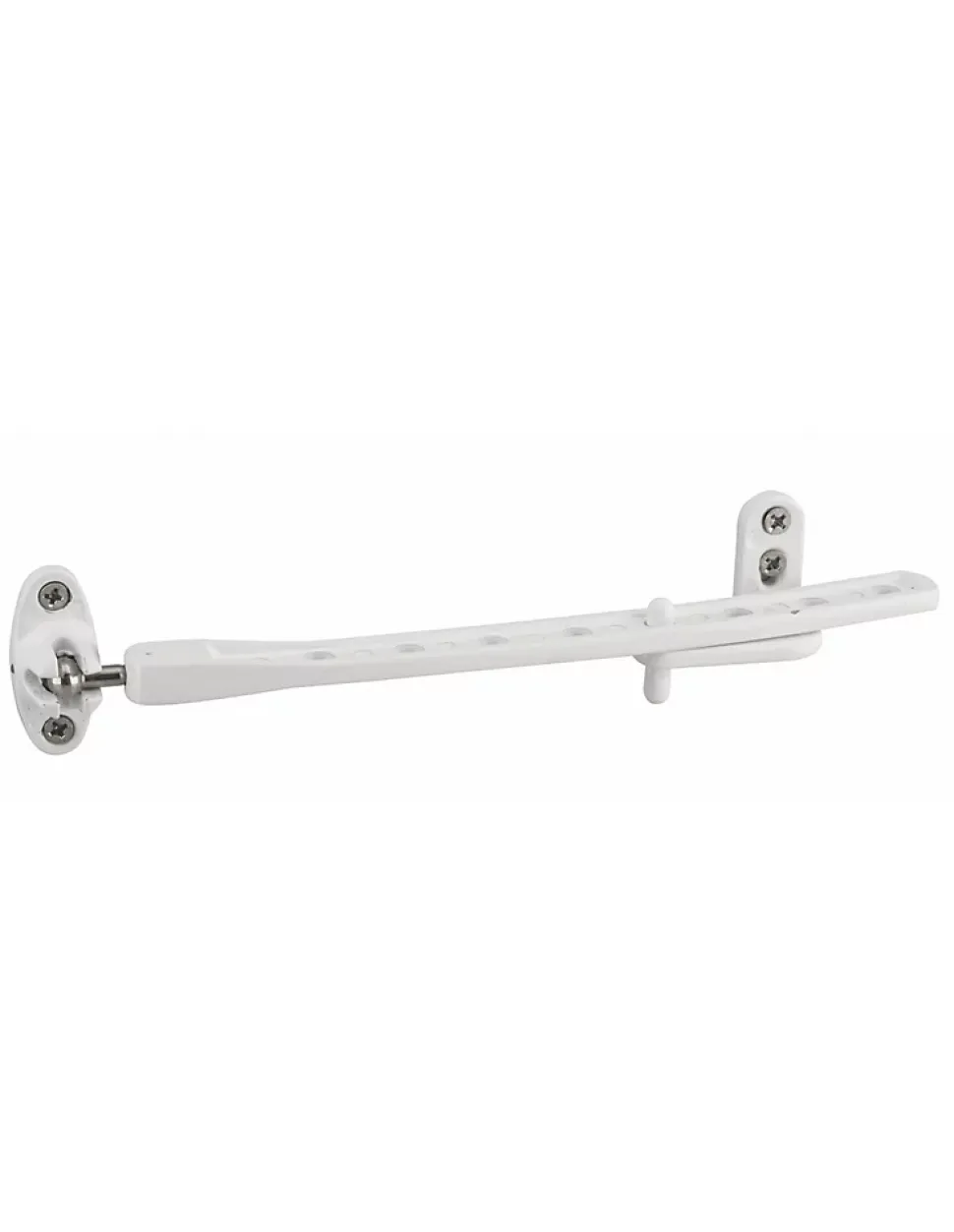 Entrebâilleur de fenêtre, 8 positions, réversible, cadenassable, blanc - THIRARD