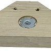 Equerre bois trapézoïdal Ø8mm Bar plus