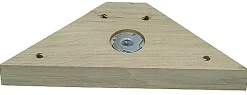 Equerre bois trapézoïdal Ø8mm Bar plus