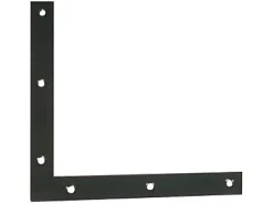 Equerre d'assemblage 300 x 300 mm - acier noir