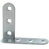 Equerre de chassis coudée gauche Diall acier zingué 40 mm
