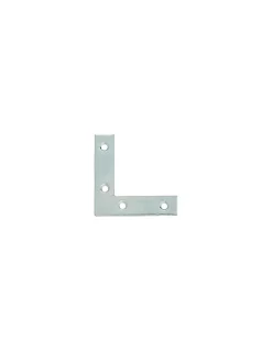 Equerre de fenêtre pour porte, 50x50x12,5mm, bouts carrés, acier zingué - THIRARD