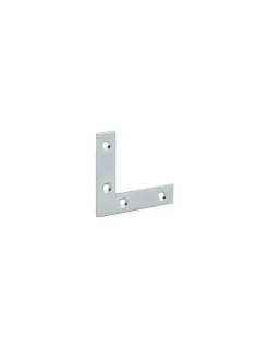 Equerre de fenêtre pour porte, 50x50x12,5mm, bouts carrés, acier zingué - THIRARD