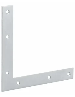 Equerre de fenêtre pour porte, 140x140x20mm, bouts carrés, acier zingué - THIRARD