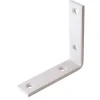 Equerre de renfort acier plastifié blanc 50 mm Vynex