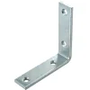 Equerre de renfort acier zingué 140 mm Vynex