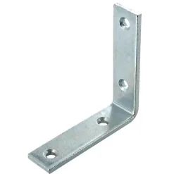 Equerre de renfort acier zingué 140 mm Vynex