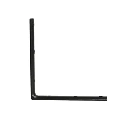 Equerre demi ronde 350 x 350 mm - acier noir