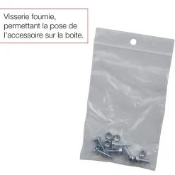 Equerres murales Blanc crème mat RAL 9010M