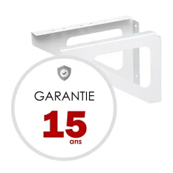 Equerres murales Blanc crème mat RAL 9010M