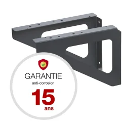 Equerres murales Gris anthracite mat RAL 7016 M