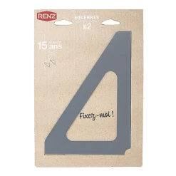 Equerres murales gris clair RAL 7037M