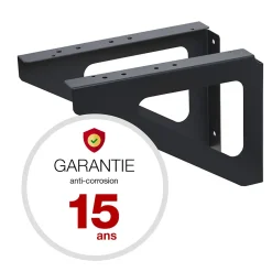 Equerres murales Noir mat RAL 9005MT