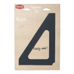Equerres murales Noir mat RAL 9005MT
