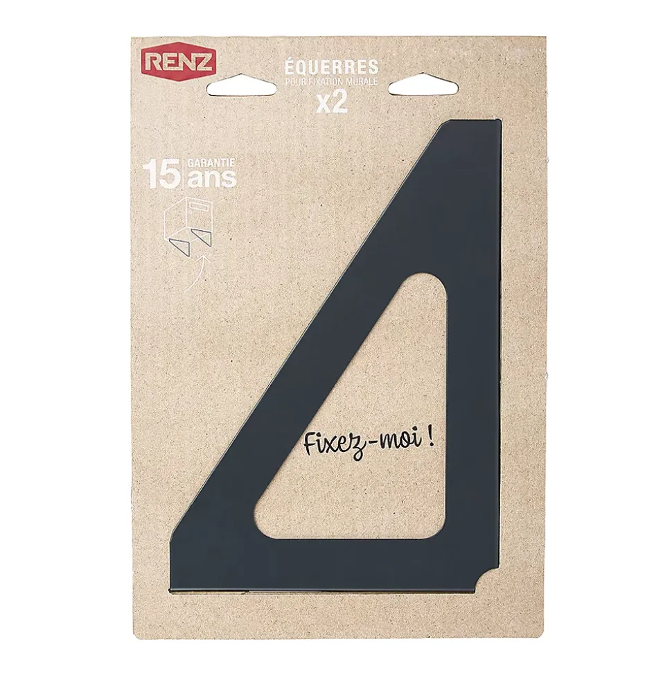 Equerres murales Noir mat RAL 9005MT