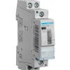 Erc218 Hager Relais à Commande Manuelle (avec Marche Forcée) 1no+1nf - 16a - Bobine 230 Vac - Bornes à Vis