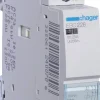 Esc426 Hager Contacteur Modulaire De Puissance 4nf - 25a - Bobine 230 Vac - Bornes à Vis - 2 Modules