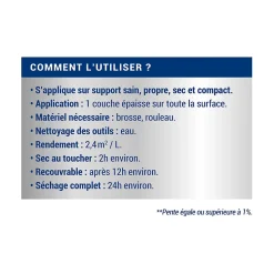 Etanchéité avant carrelage intérieur mat Ripolin 2,5L