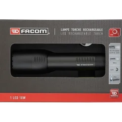 Facom 779.CRTPB - Lampe torche LED rechargeable compacte 814 lumens, faisceau réglable