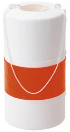 Fardier cylindrique anti-pluie en plastique