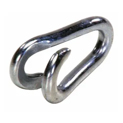 Fausse maille zinguée pour chaine diam 6 (Lot de 10)