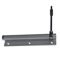 Ferme-porte à tige aluminium Diall 28cm