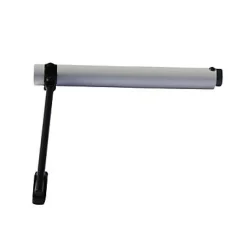 Ferme-porte à tige noir Diall Aluminium