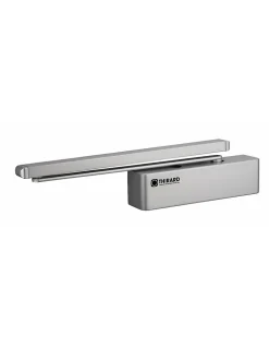 Ferme-porte automatique à came, acier, noir - THIRARD