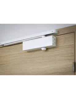 Ferme-porte automatique hydraulique Design force 3, bras coulissant, blanc - THIRARD