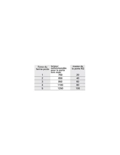 Ferme-porte automatique hydraulique Design force 3, argent - THIRARD