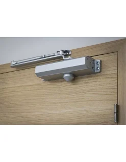 Ferme-porte automatique hydraulique force 3, argent - THIRARD