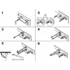 Ferme-porte automatique réversible hydraulique force 3, blanc - THIRARD