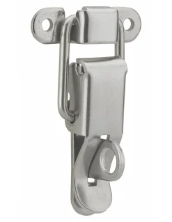 Fermeture à levier avec crochet cadenassable, inox, H.54mm, zingué - THIRARD