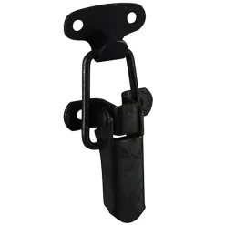 Fermoir à levier Diall acier laqué noir H. 60 x l. 33