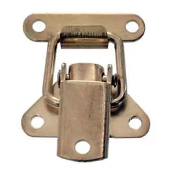 Fermoir levier Acier laitonné l. 33 mm x H. 60 mm