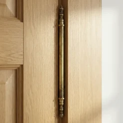 Fiche à lacets à goujon Diall vieux laiton h.296 mm