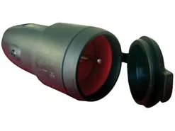 Fiche caoutchouc femelle 16A IP44 Zenitech
