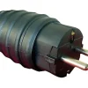Fiche caoutchouc mâle 16A IP44 Zenitech