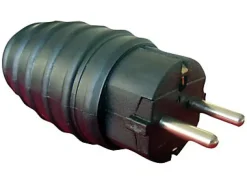 Fiche caoutchouc mâle 16A IP44 Zenitech