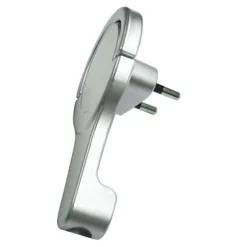 Fiche extra-plate Diall métalisé 6A avec anneau d'extraction