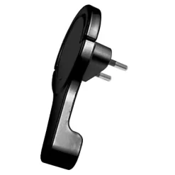 Fiche extra-plate Diall noir glossy 6A