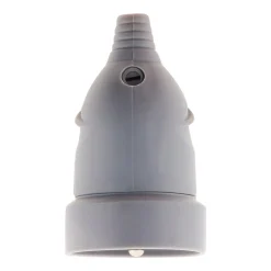 Fiche femelle 16A 2P+T - Gris - Zenitech
